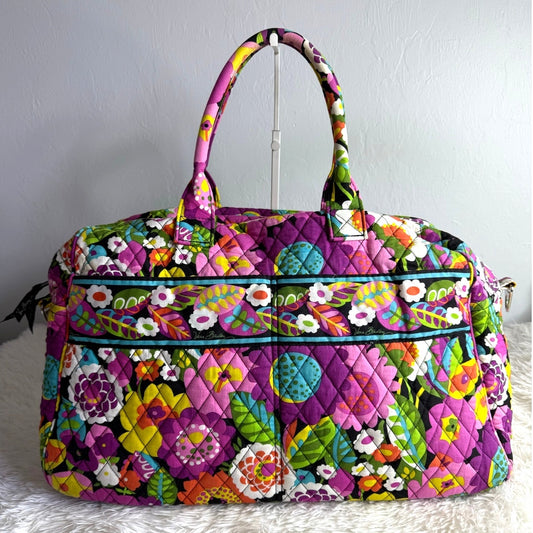 Vera Bradley Large Weekend Va Va Bloom Tote Shoulder Bag