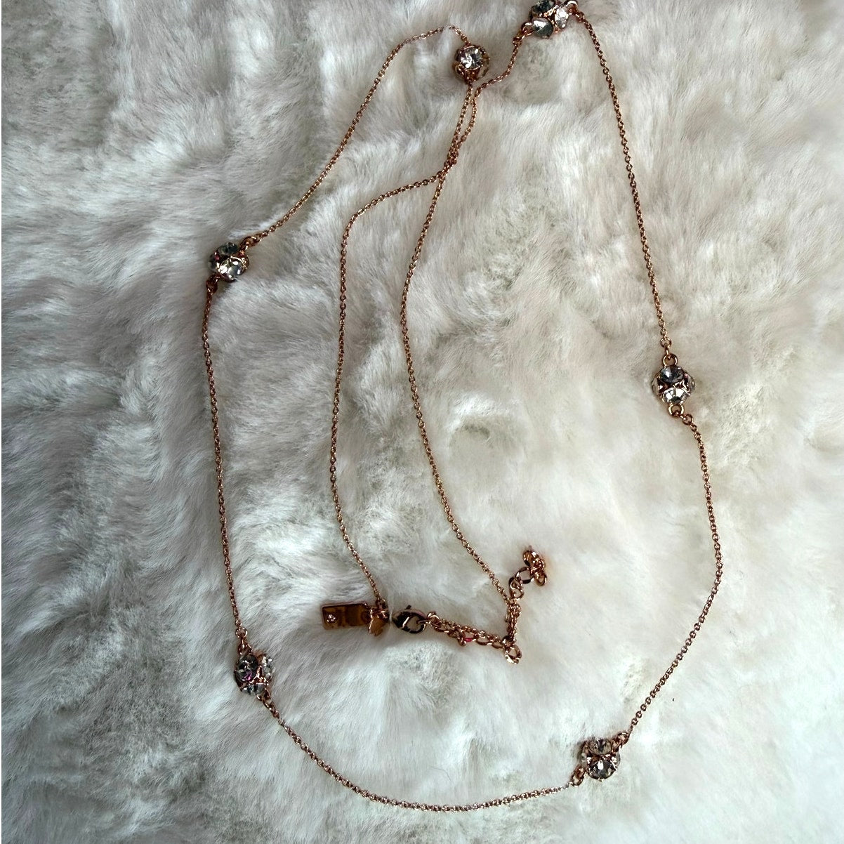 KATE SPADE New York Gold Rose Patin Rise  Shine Necklace