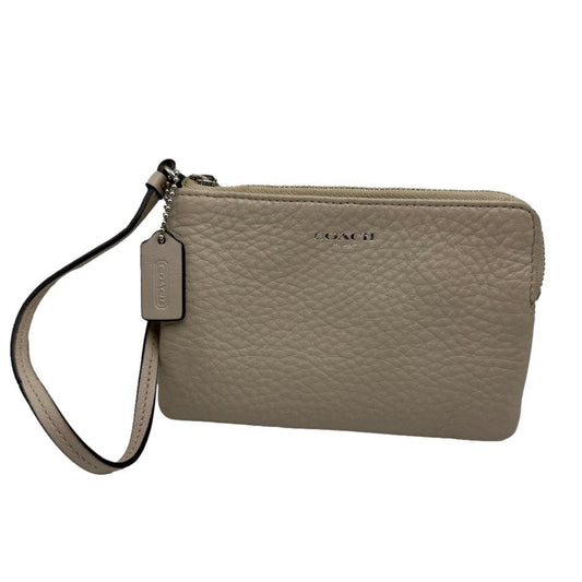 COACH Gray Wristlet