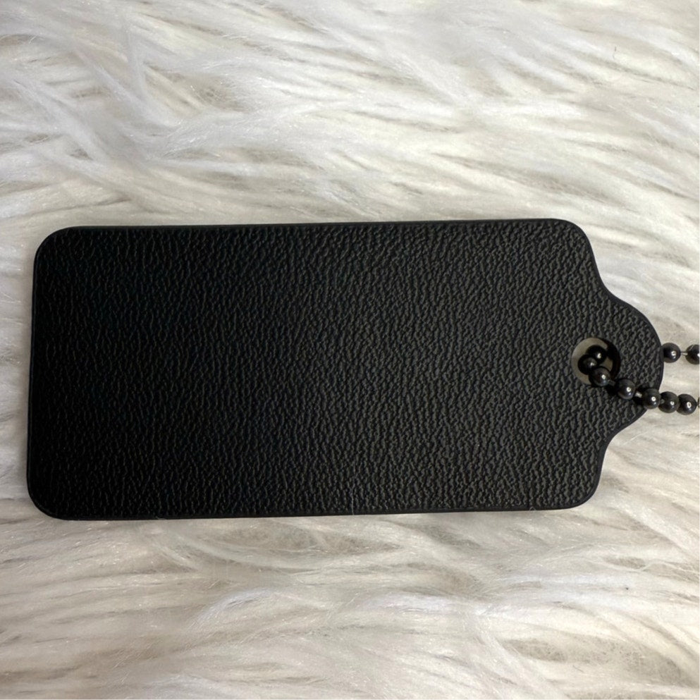 2" COACH Fob Bag Charm Hang tag Hangtag