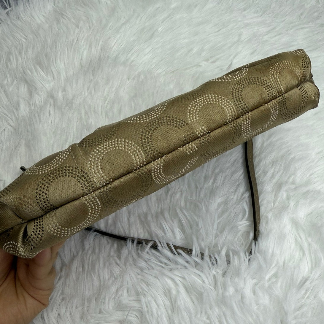 COACH y2k Signature Canvas Wristlet Mini Purse