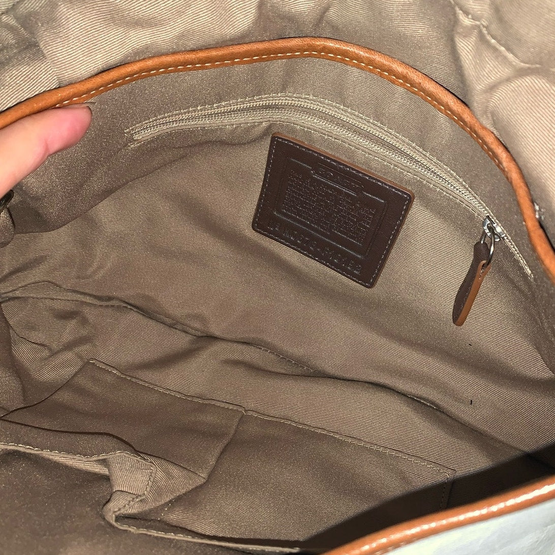 y2k COACH Soho Flat Hobo Shoulder Bag