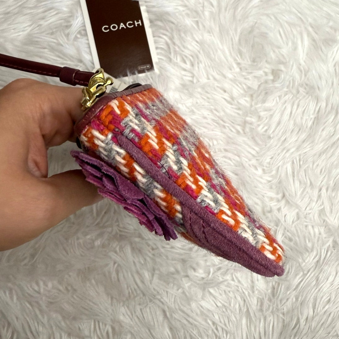 NWT Vintage COACH y2k Hampton Houndstooth Wristlet