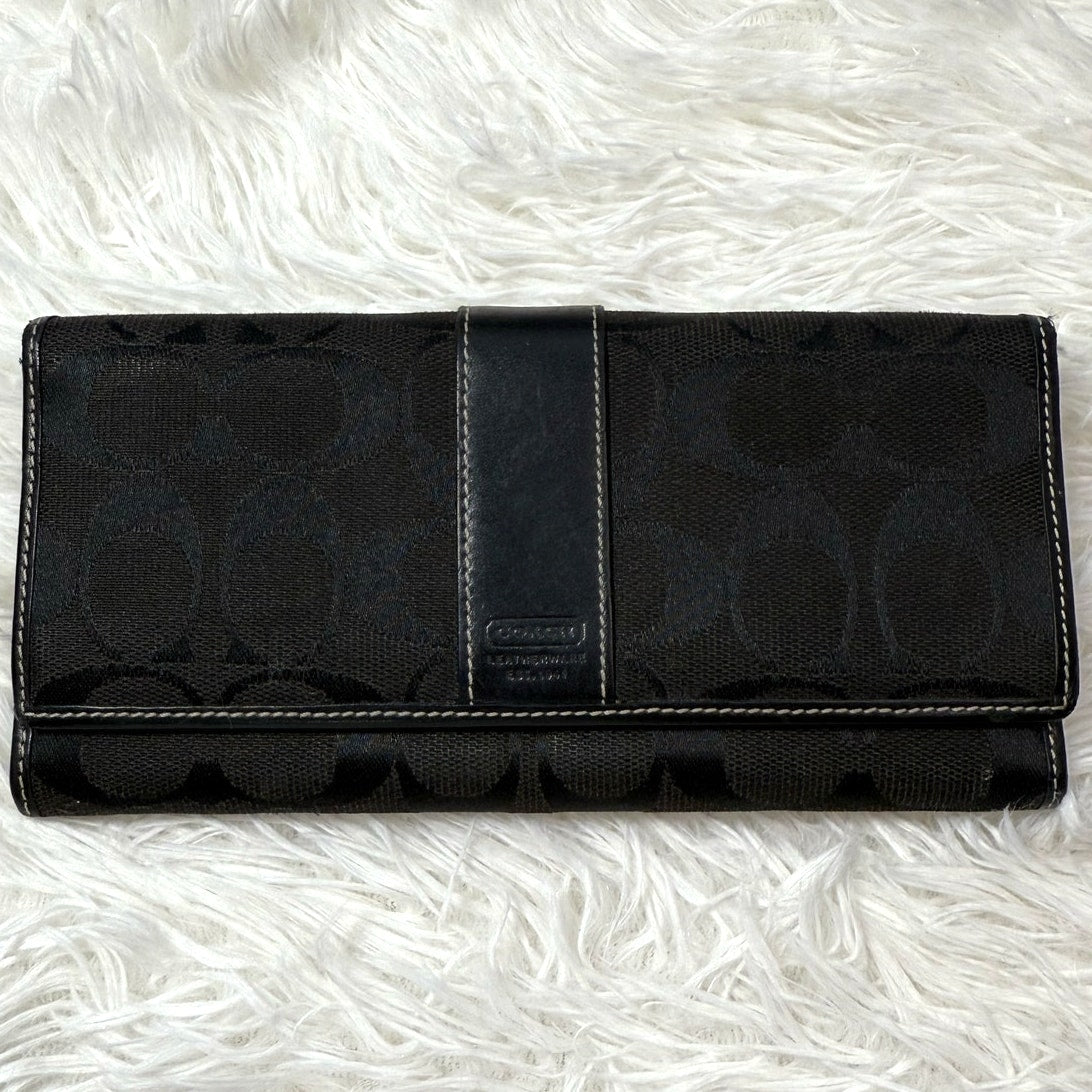 y2k COACH Black Wallet