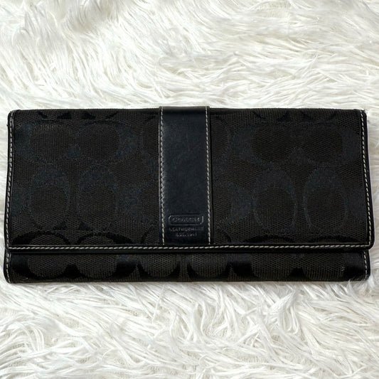 y2k COACH Black Wallet