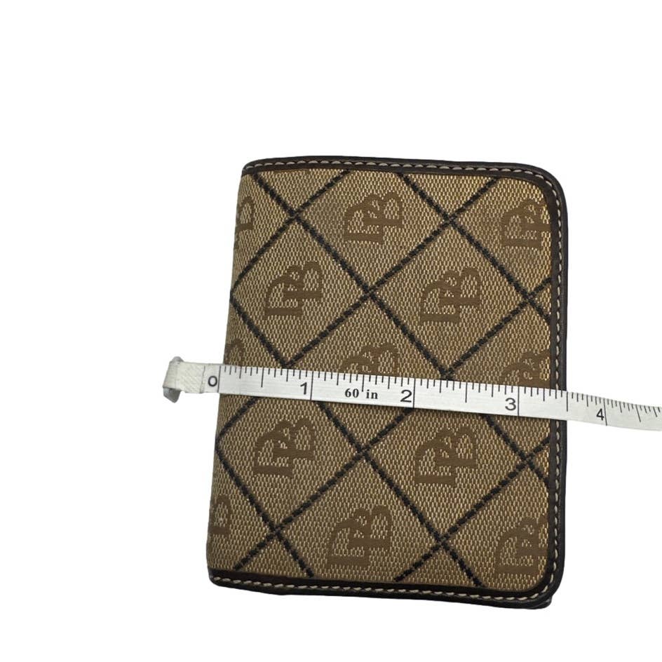 DOONEY & BOURKE Brown and Tan Signature Canvas Wallet