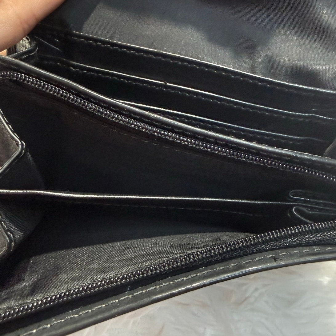 Coach Black Signature Wallet