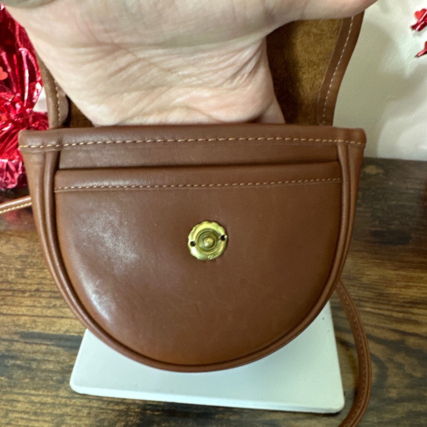Vintage COACH Leather 9826 Mini Belt Bag Crossbody