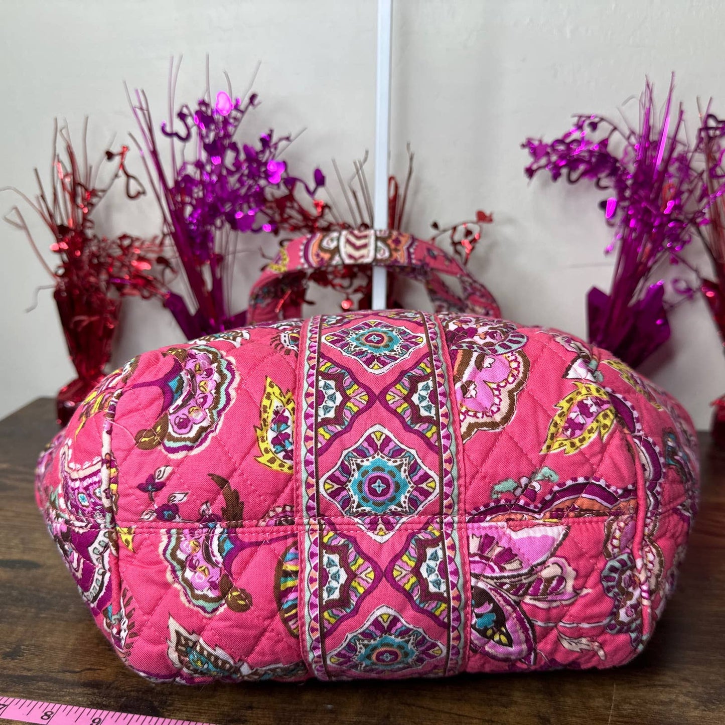 VERA BRADLEY Pink Floral Tote / Shoulder bag