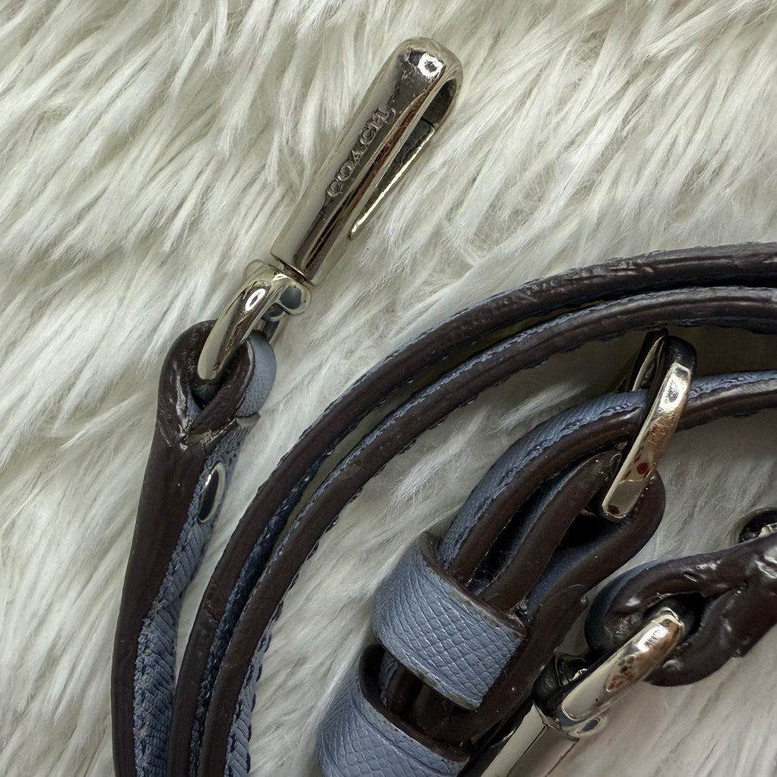 COACH Blue Silver Crossbody Replacement Strap