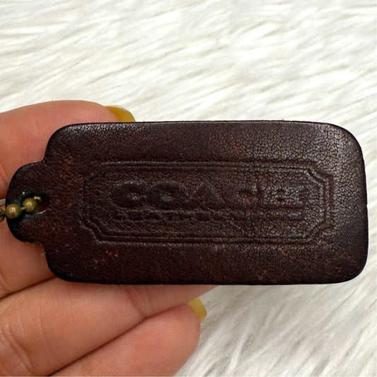 Vintage COACH Fob Bag Charm Hang tag Hangtag