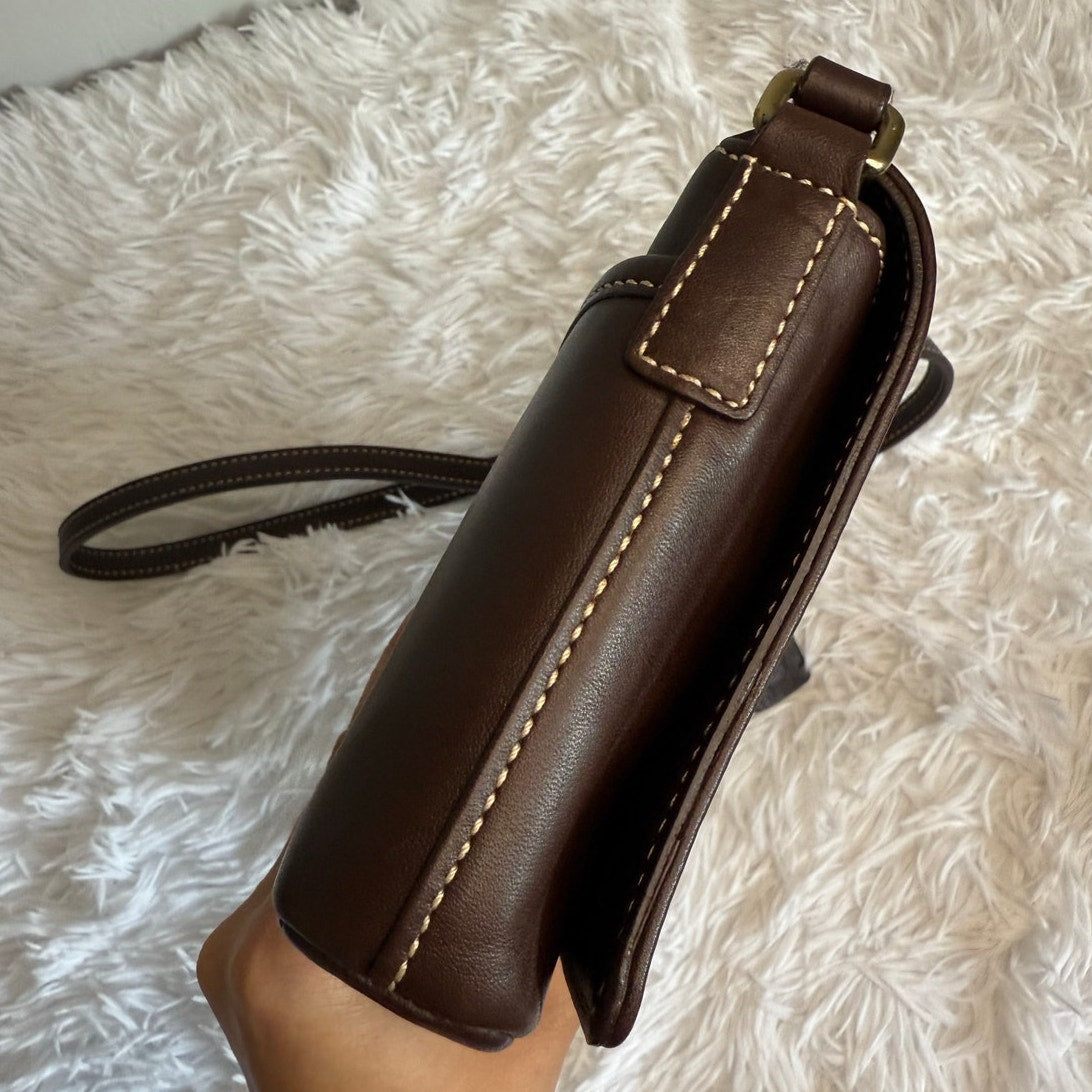 COACH Mahogany 9599 Legacy Flap Crossbody