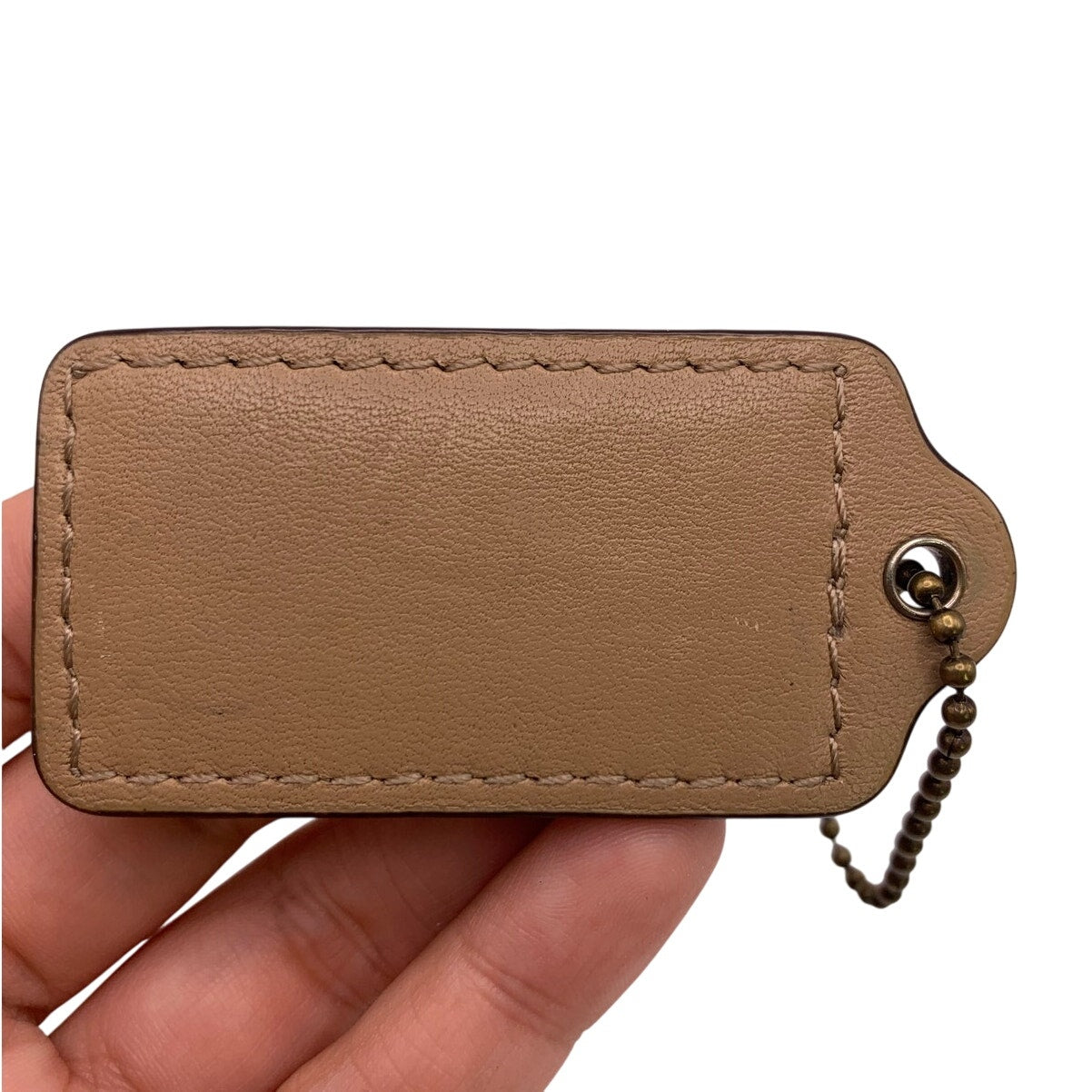 2.5" COACH Fob Bag Charm Hang tag Hangtag
