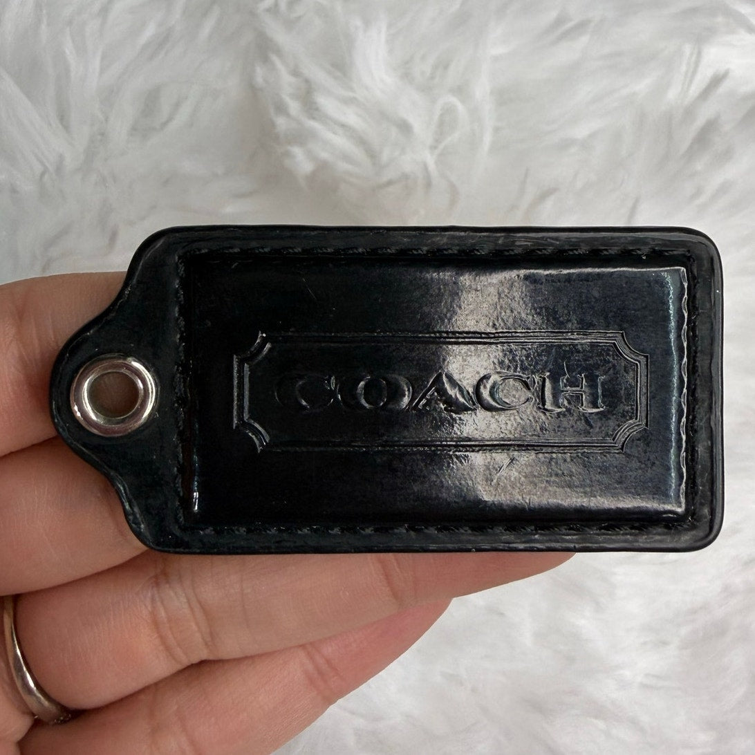 2" COACH Fob Bag Charm Hang tag Hangtag