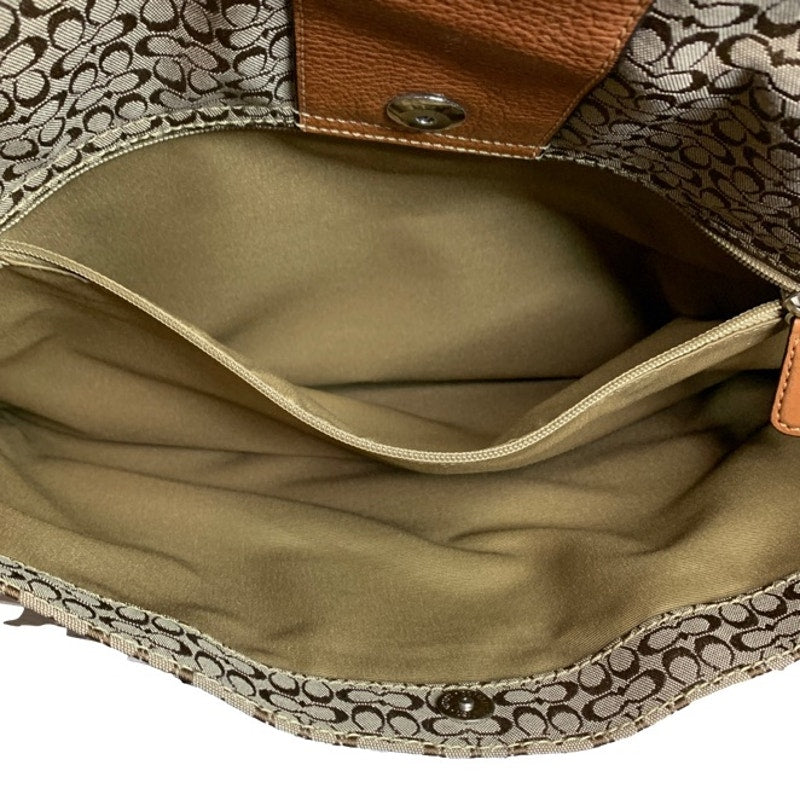 y2k COACH Signature Canvas Hudson Commuter Messenger Laptop Bag