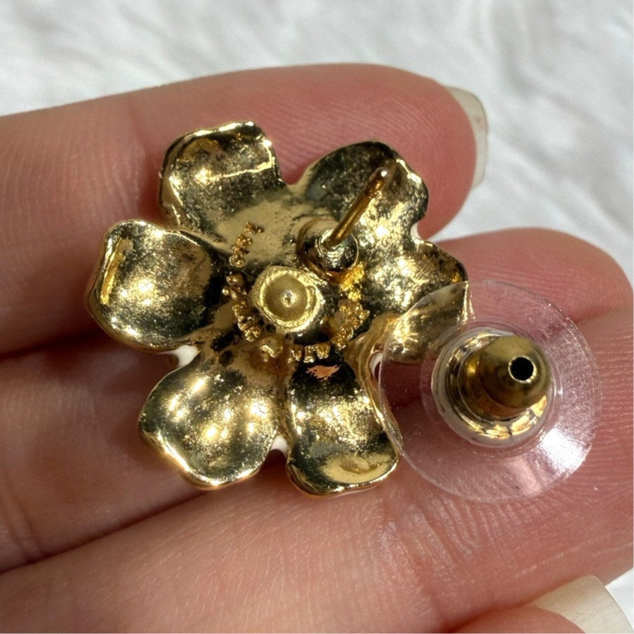 KATE SPADE New York Rhinestone Flower Stud Post Earrings