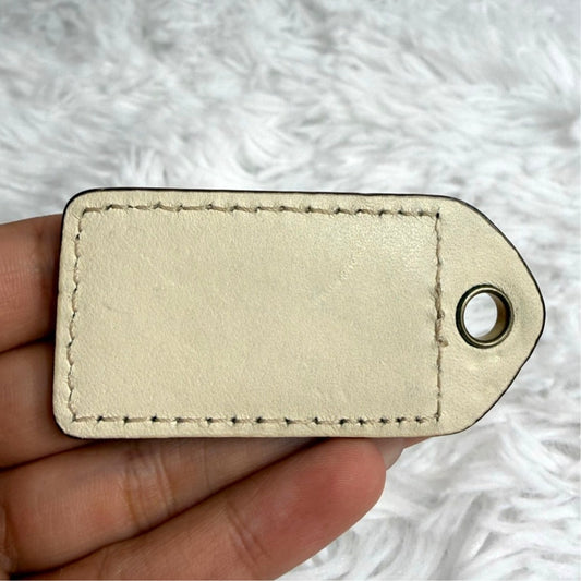 2.5" COACH Fob Bag Charm Hang tag Hangtag