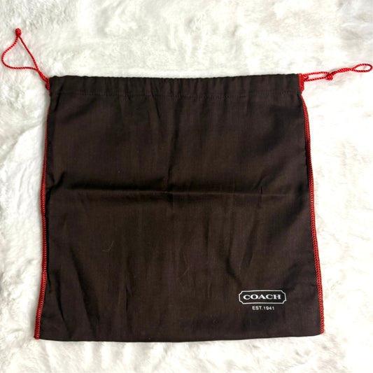 y2k COACH Brown Dust Bag