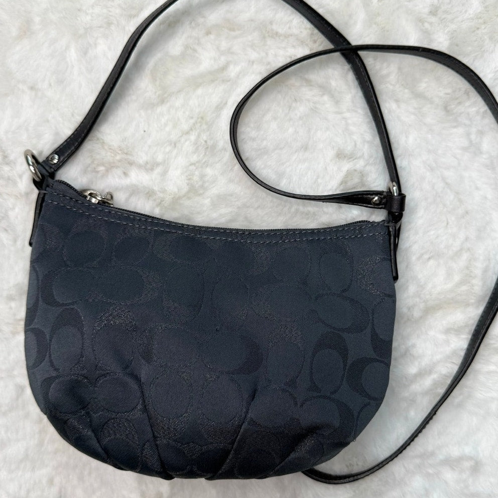 COACH Gray Silver Crossbody