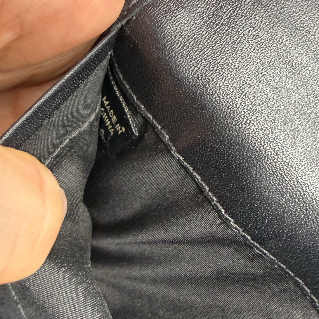 COACH Black Signature Canvas Wallet