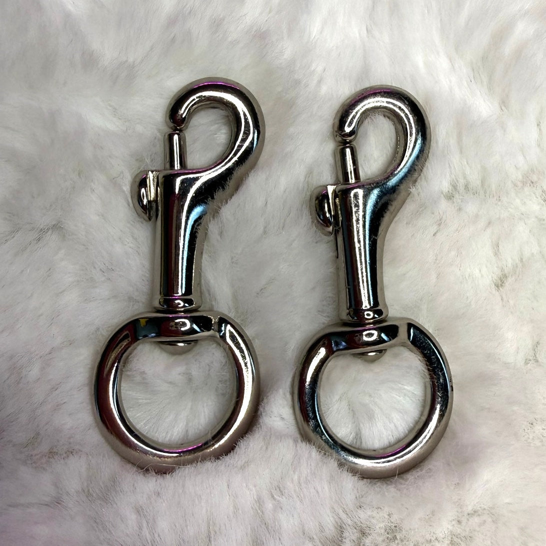 3/4" Natural Nickel Swivel Bolt Snap Nickel snap hooks