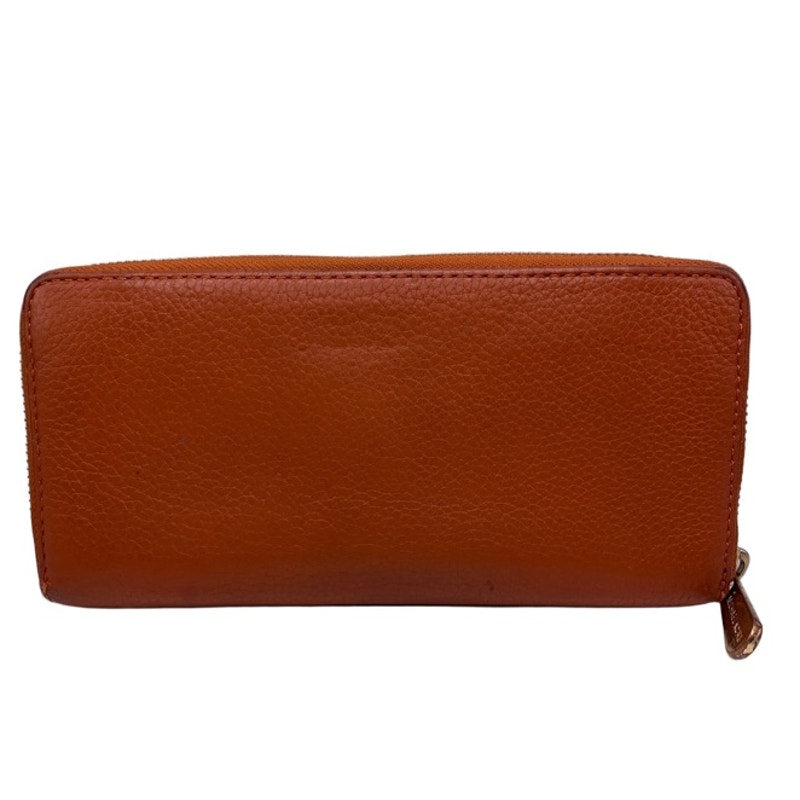 Michael Kors Burnt Orange Zip Around Wallet