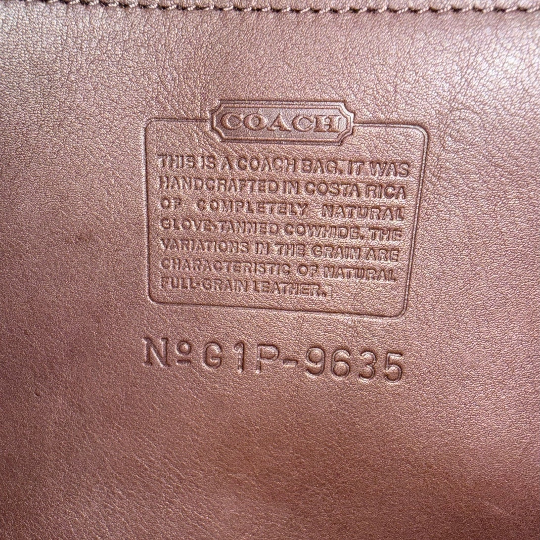 Vintage COACH Mahogany Convertible Clutch 9635 Costa Rica Crossbody Shoulder Bag