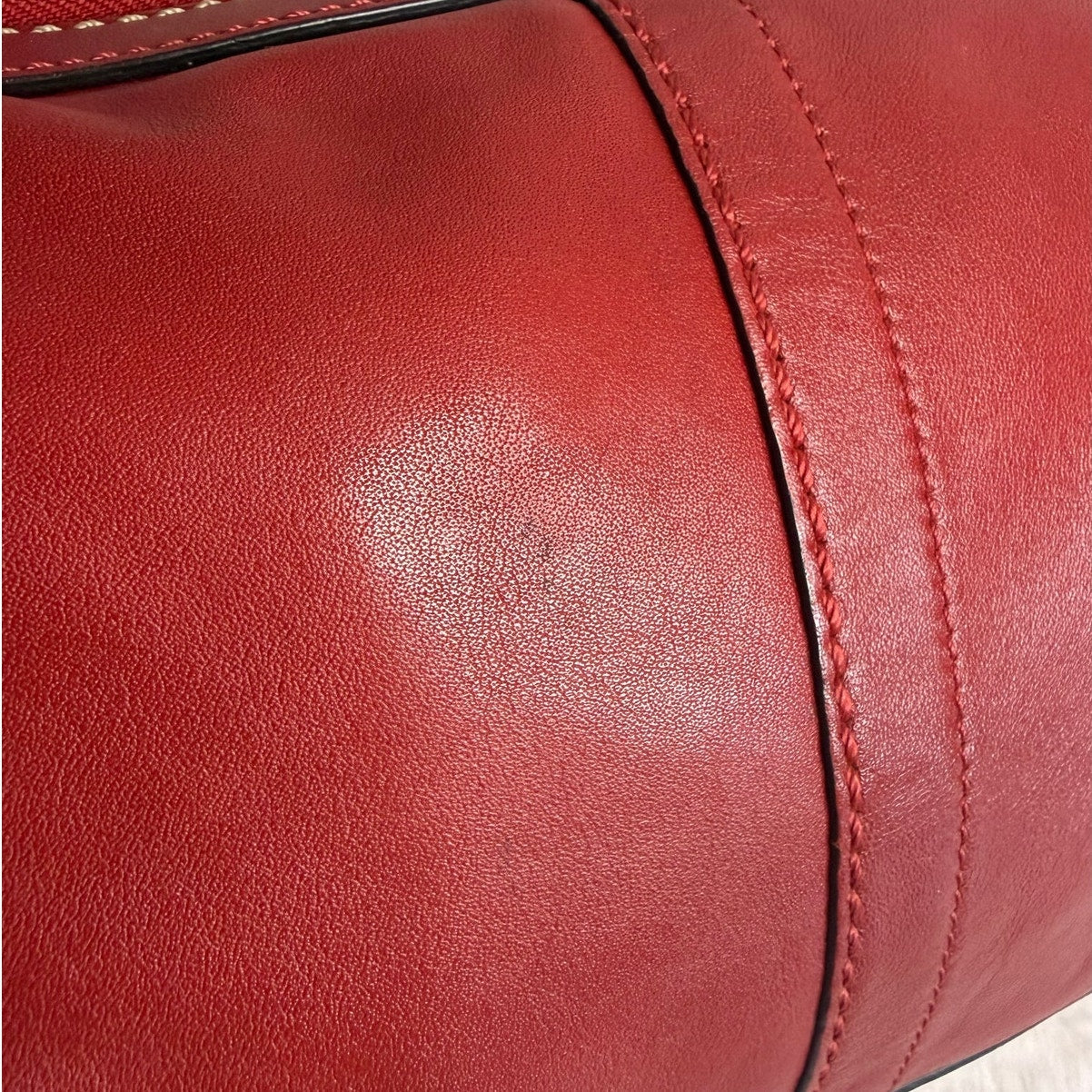 y2k Coach Red Convertible F12322 Hobo Shoulder Bag Crossbody