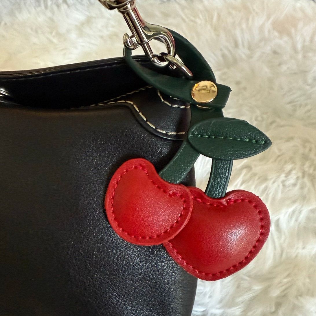 Cherry Heart Bag Charm Bag Jewelry