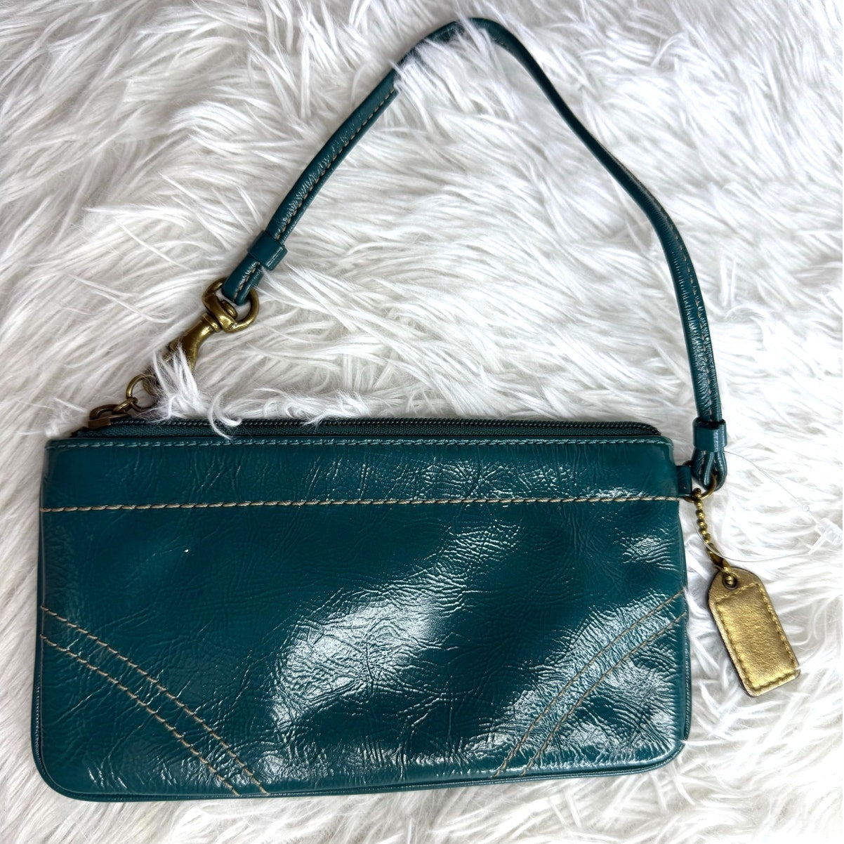 COACH y2k Patent Leather Wristlet