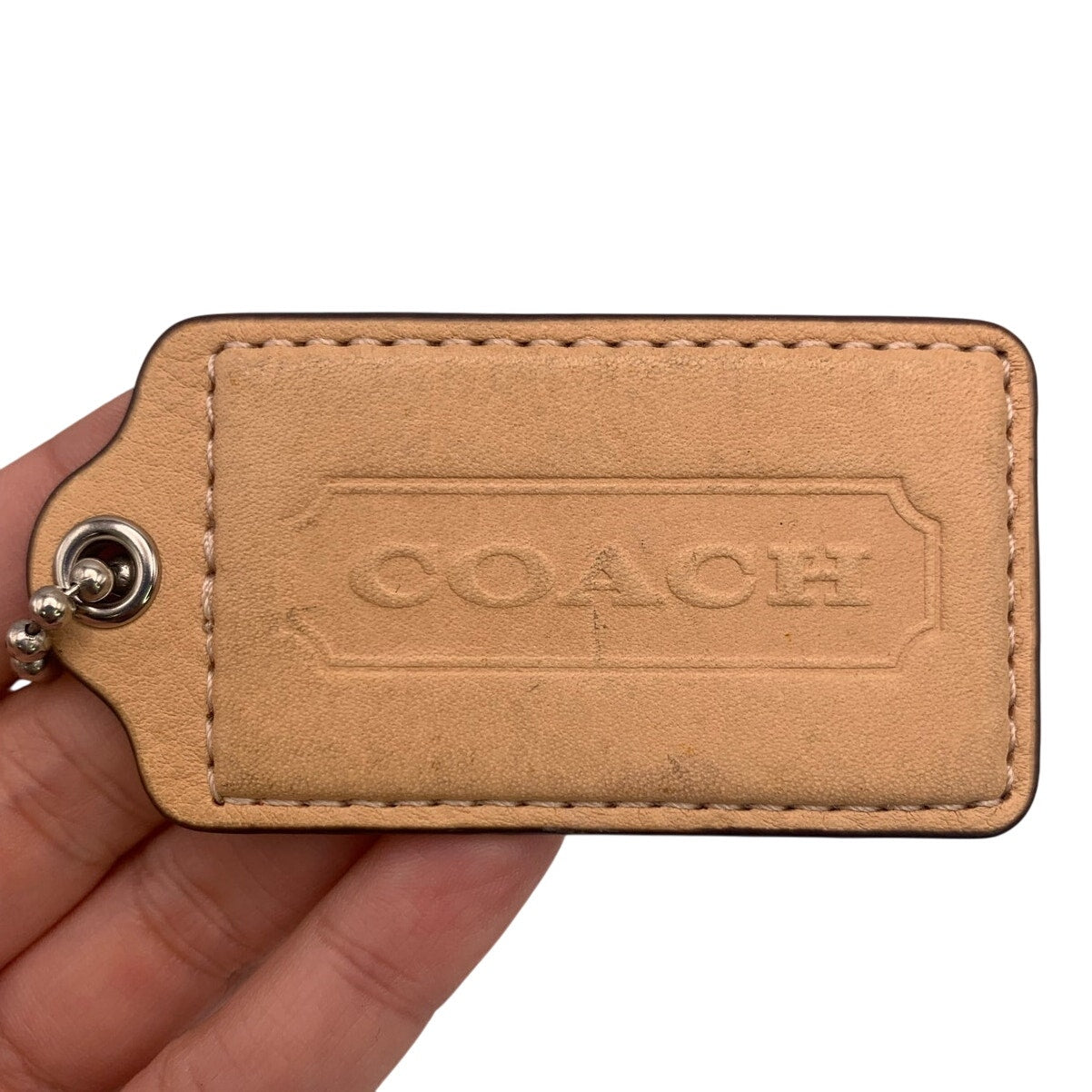 3" COACH Fob Bag Charm Hang tag Hangtag