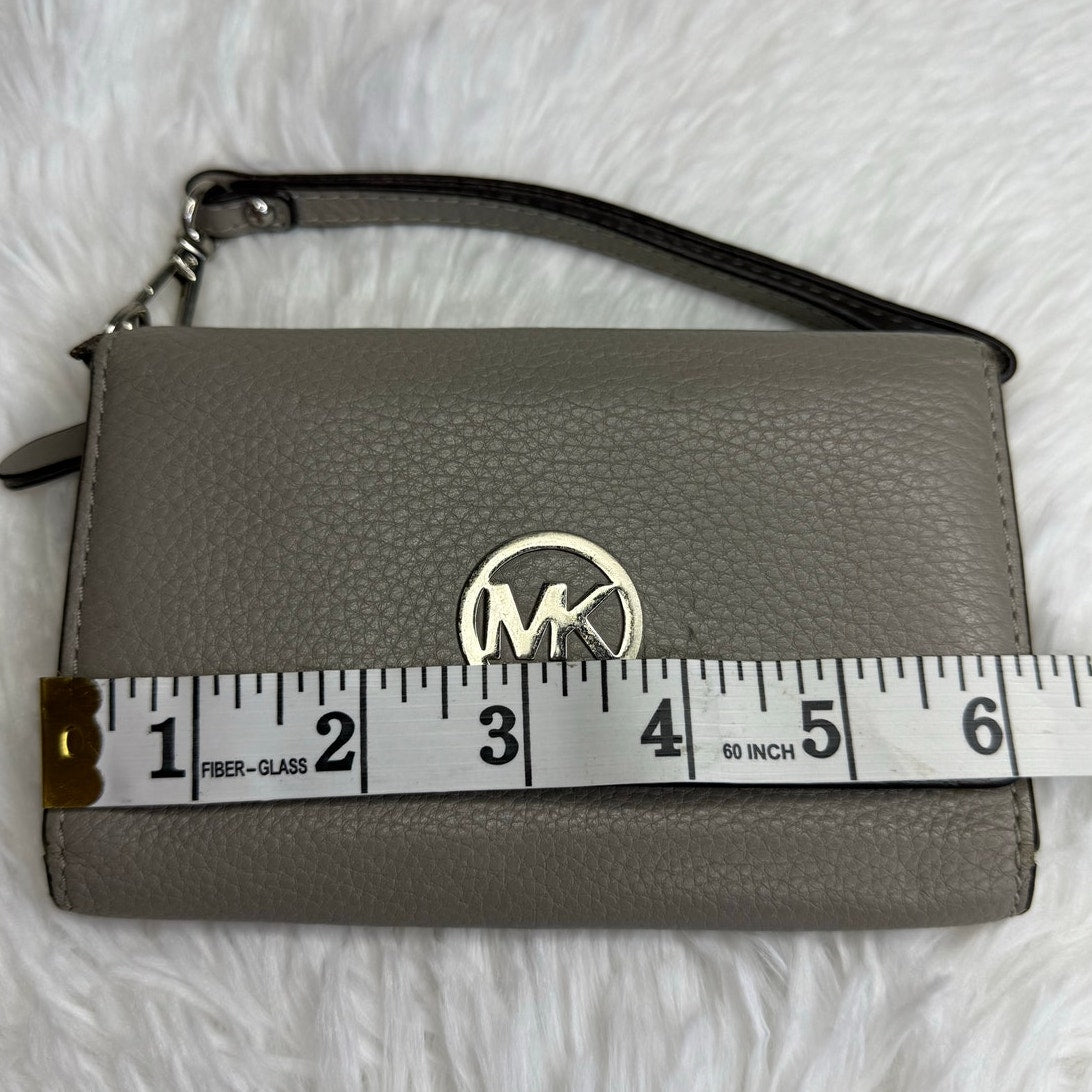 Michael Kors Gray Wristlet Wallet