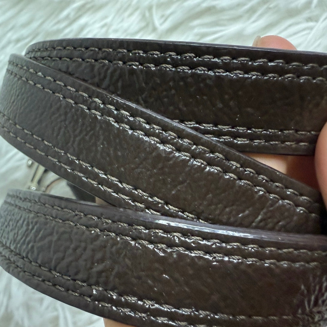 Brown Patent Leather Replacement Strap