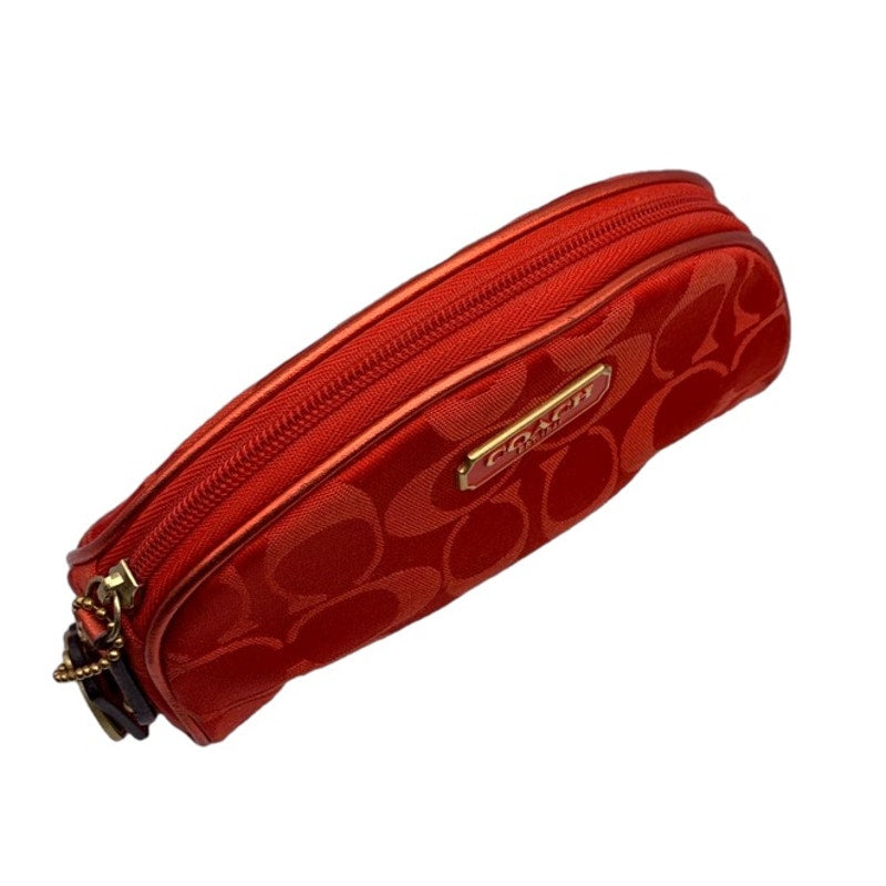 COACH Red Limited Edition Estee Lauder 2010 Cosmetic Make Up Bag