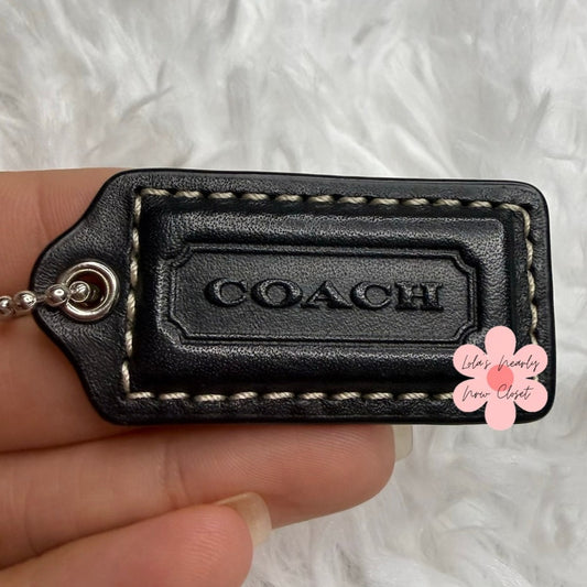 1.5" COACH Fob Bag Charm Hang tag Hangtag