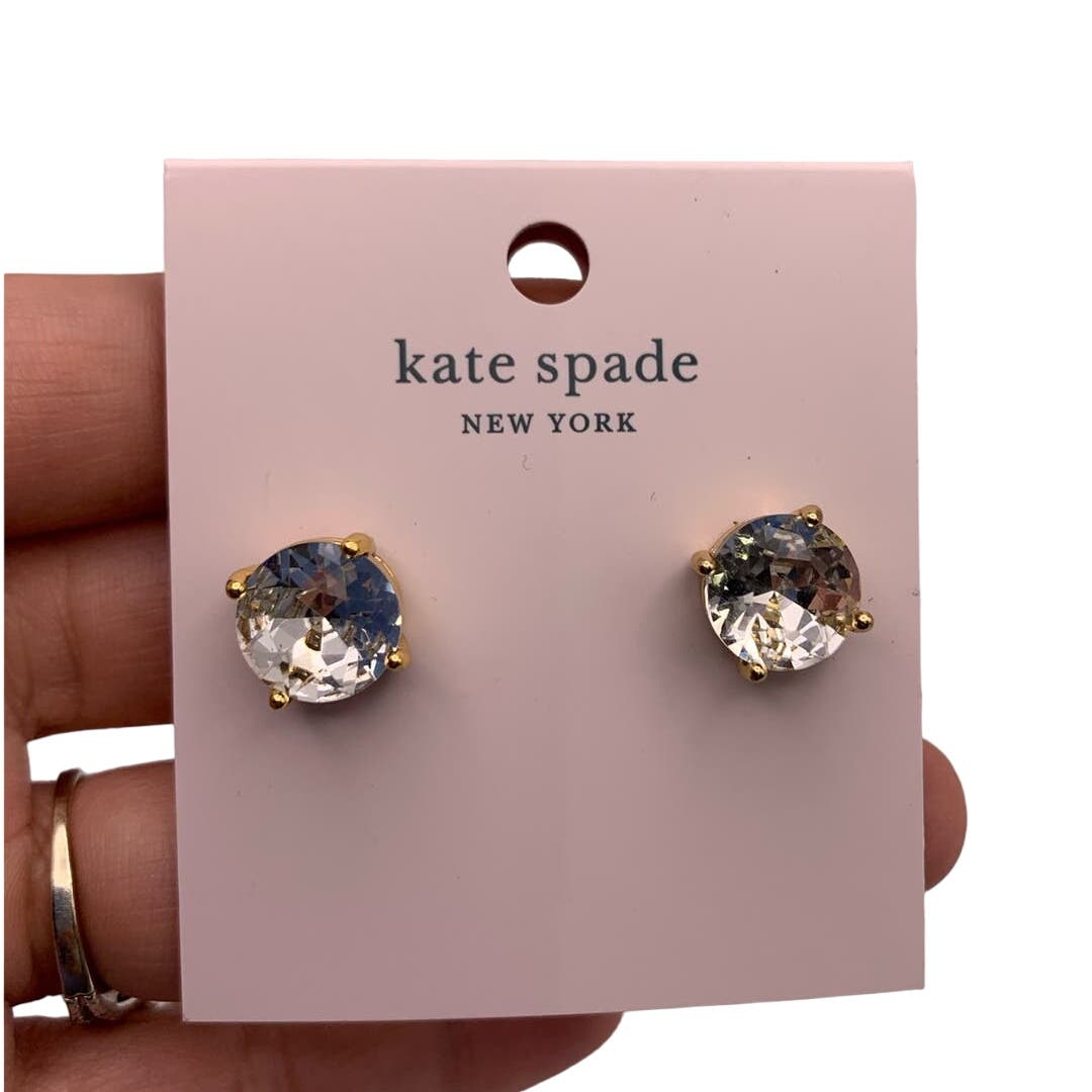 NWT Kate Spade New York Clear Earrings