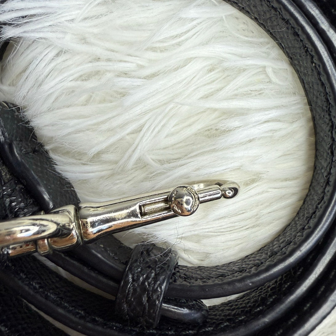 Coach Black Silver Replacement Strap