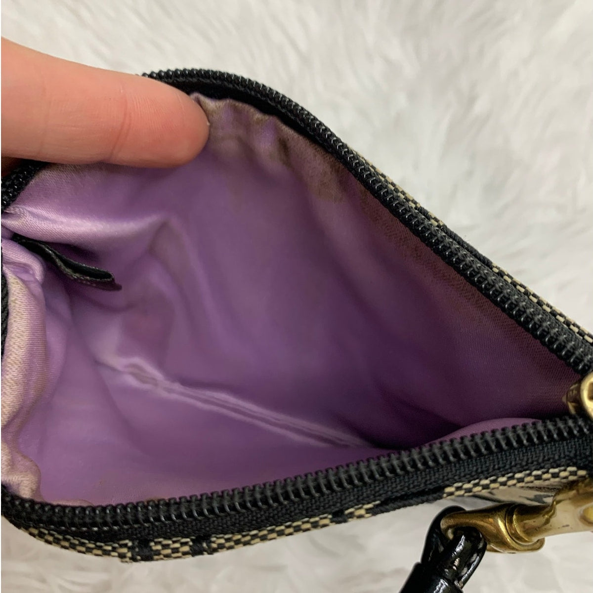 Coach y2k Black Wristlet