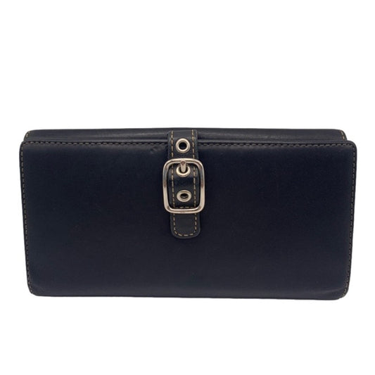 y2k COACH Black Buckle Wallet