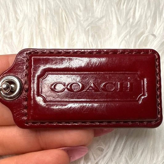 2" COACH Fob Bag Charm Hang tag Hangtag
