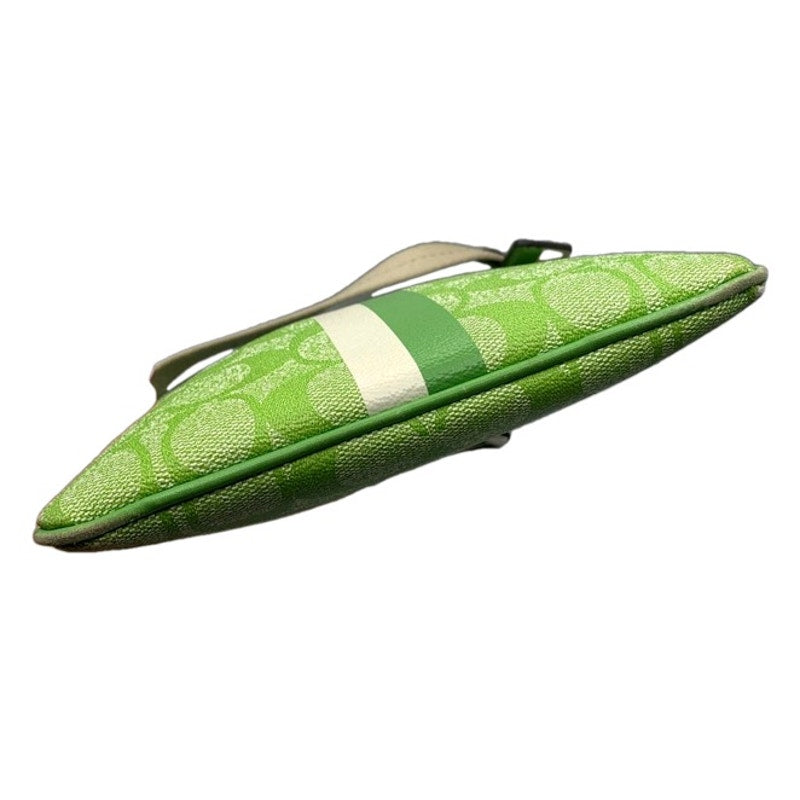 COACH Green Coated Canvas Crossbody