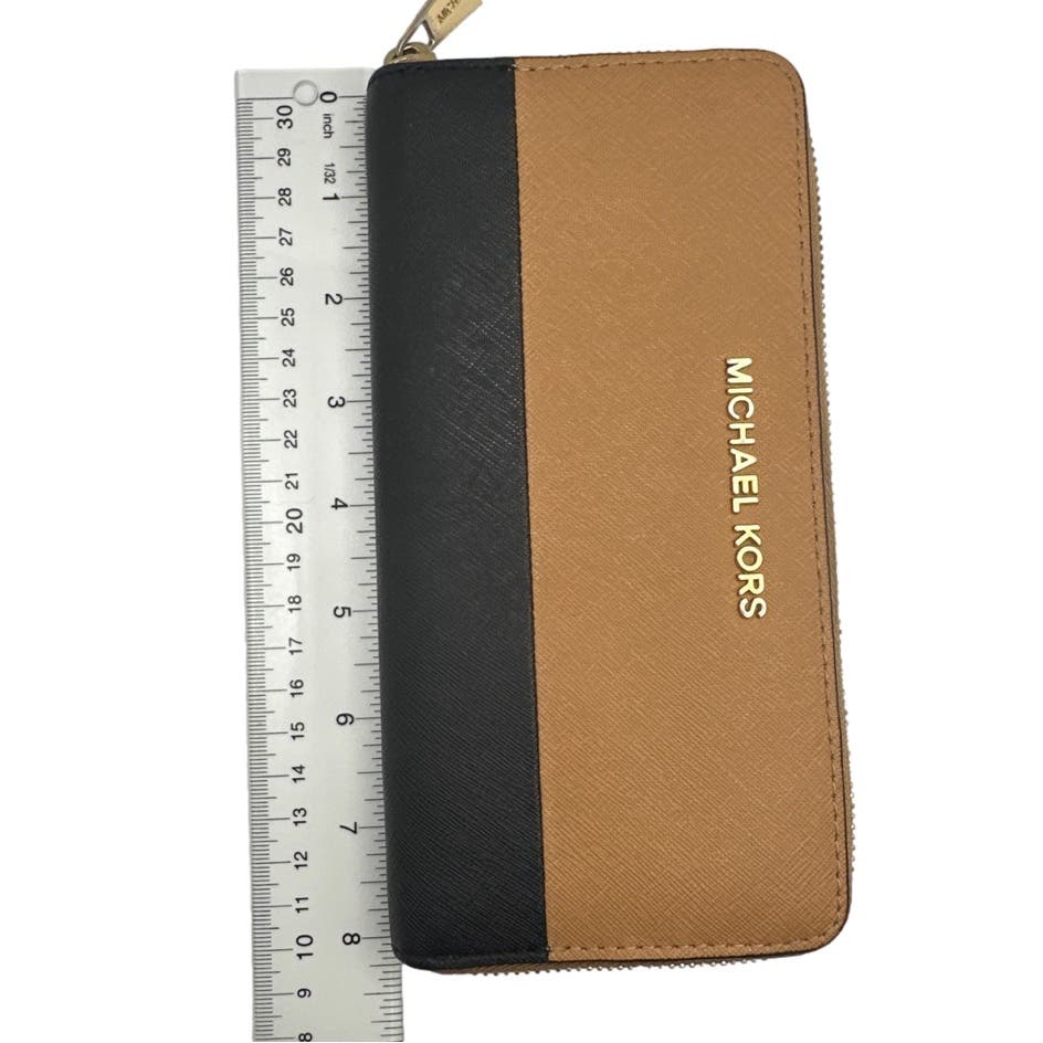 Michael Kors Multi-color Zip Around Wallet