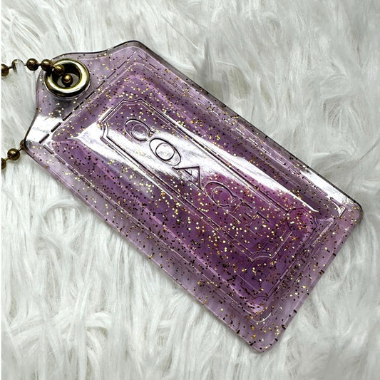 3" COACH Poppy Fob Bag Charm Hang tag Hangtag