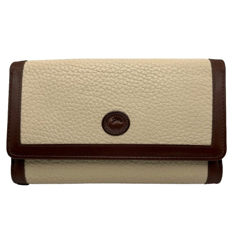 Vintage DOONEY & BOURKE Brown and Cream Wallet