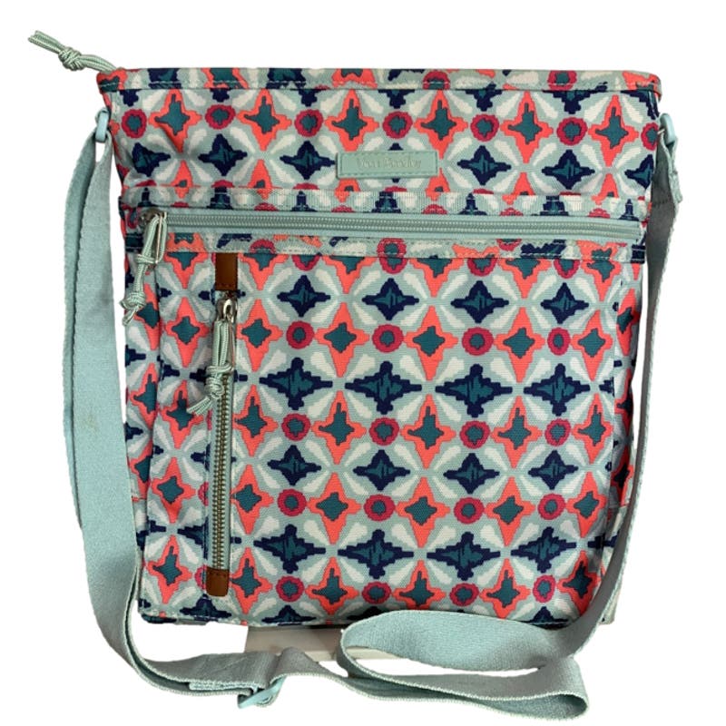 Vera Bradley Water Geo Messenger Crossbody