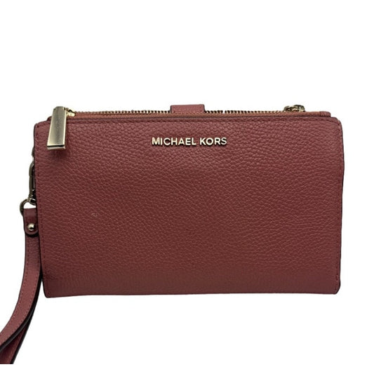 MICHAEL KORS Pink Wallet w/ Phone Holder