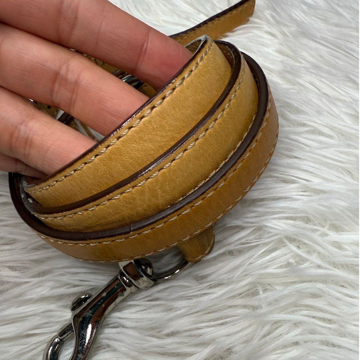 Tan Silver Replacement Strap