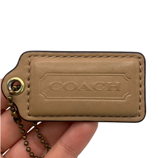 2.5" COACH Fob Bag Charm Hang tag Hangtag