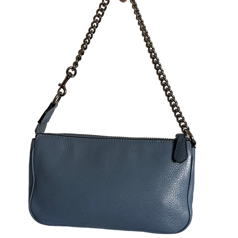 COACH Nolita 19 Pebble Blue Mini Purse / Small Purse / Wristlet