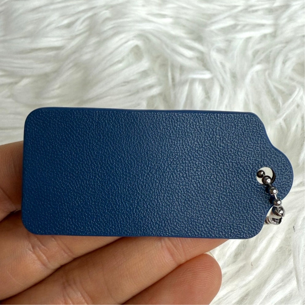 2" COACH Fob Bag Charm Hang tag Hangtag